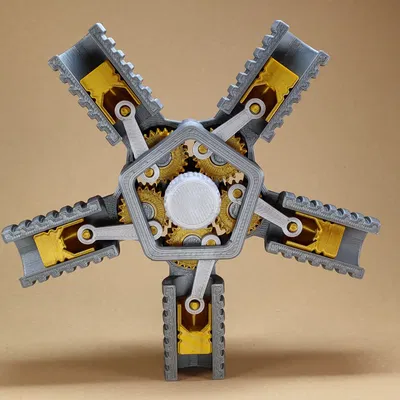Engine Fidget – Đồ chơi fidget động cơ 5 piston