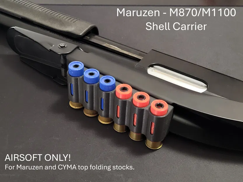 Maruzen M870/M1100 - Giá giữ shell cho báng gập trên (Top Folding Stock) - Free Download - Image 1
