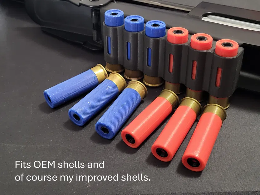 Maruzen M870/M1100 - Giá giữ shell cho báng gập trên (Top Folding Stock) - Free Download - Image 2