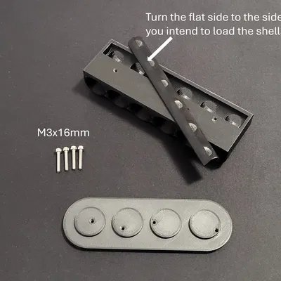 Maruzen M870/M1100 - Giá giữ shell cho báng gập trên (Top Folding Stock) - Free Download