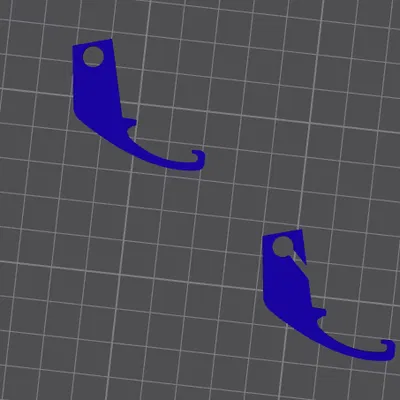 Bộ ngàm đỡ đèn cho Thule chariot (lights suports)