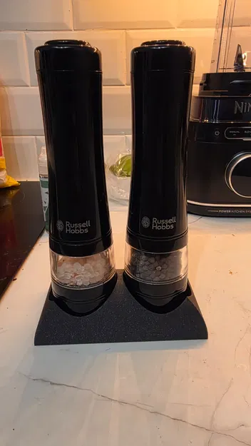 Đế đôi cho máy xay muối & tiêu điện (Dual Electric Salt & Pepper Grinder Stand) - Image 1