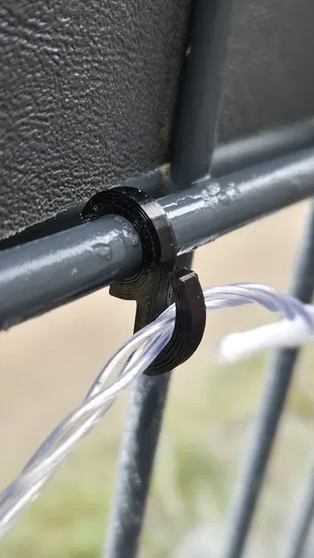 Kẹp treo dây đèn cho hàng rào lưới thép Doppelstabmatten (Fairylights Clip) - Image 1