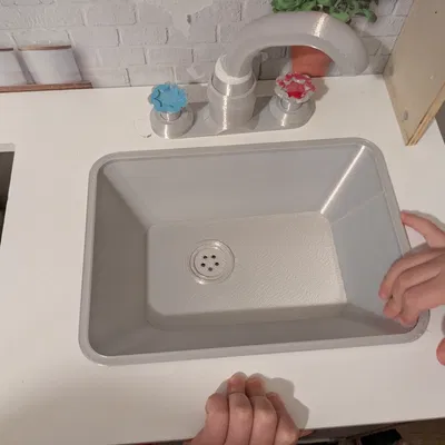 Vòi nước & Bồn rửa đồ chơi (Toy Faucet and Sink)