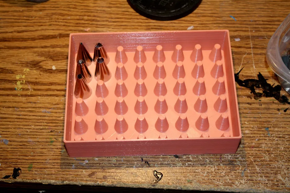 Hộp Organizer Đựng Đầu Bắt Kem Trang Trí Bánh (Piping Tip Organizer Case) - Image 1