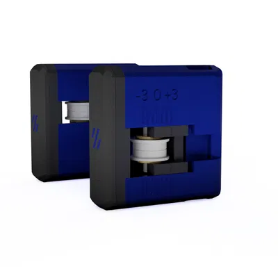 BFI đối xứng với nắp nam châm và vạch đánh dấu skew