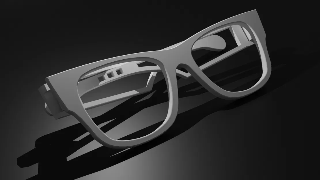 Kính mát Wayfarer (Wayfarer Sunglasses) in 3D bấm khớp - Image 1