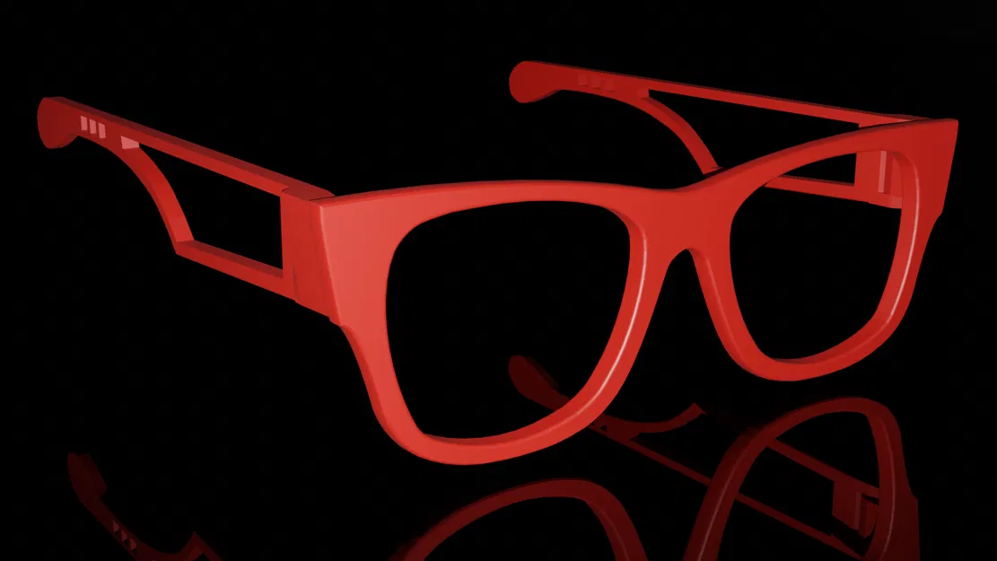 Kính mát Wayfarer (Wayfarer Sunglasses) in 3D bấm khớp - Image 2