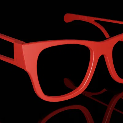 Kính mát Wayfarer (Wayfarer Sunglasses) in 3D bấm khớp