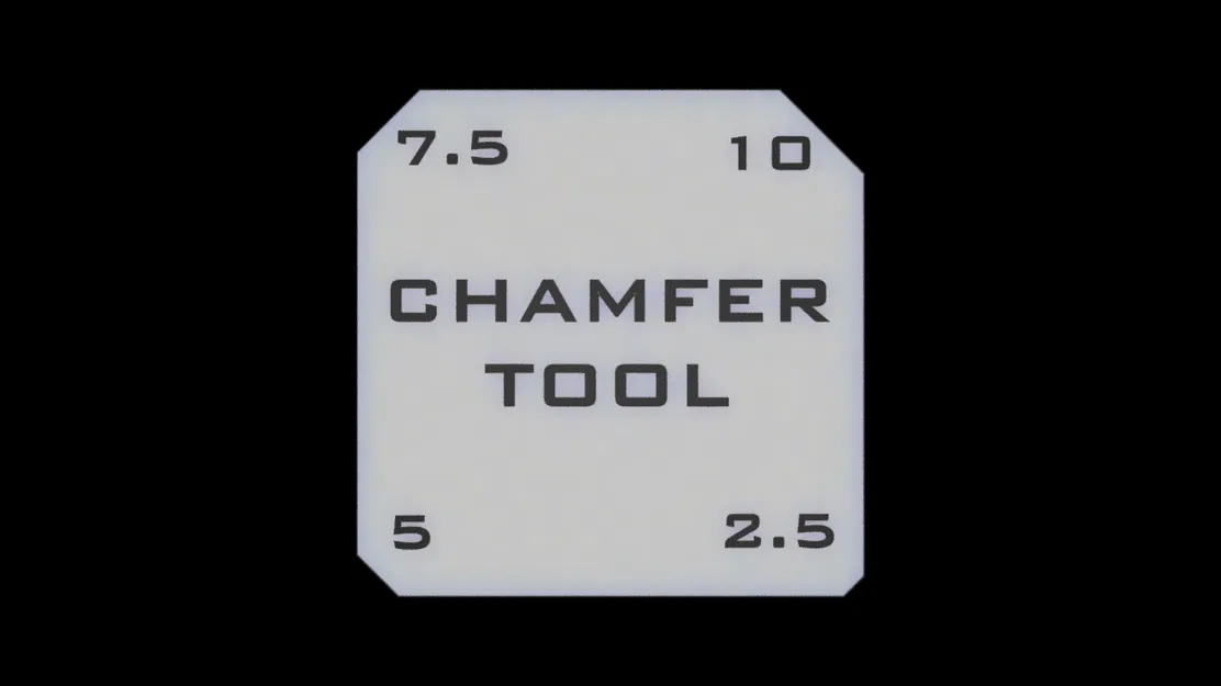 Chamfer Tool 60x60mm – Dụng cụ vát mép - Image 1