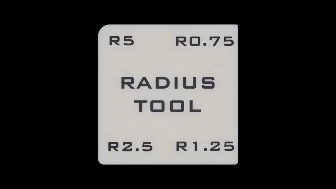 Radius Tool 60x60mm - Image 1