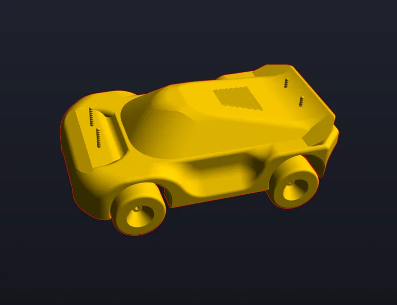 Vỏ thân xe RapidRC WideBody (WB 260mm) - Image 1