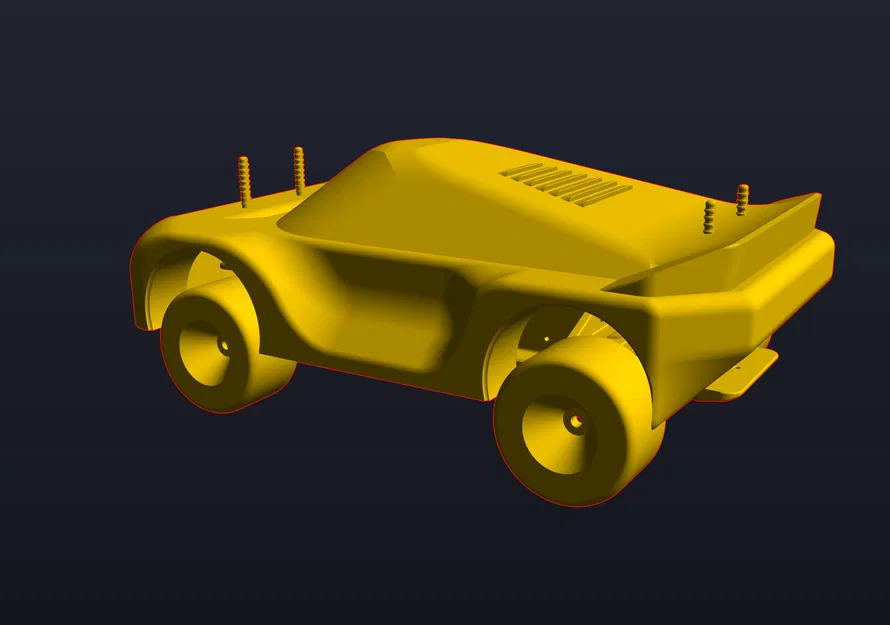 Vỏ thân xe RapidRC WideBody (WB 260mm) - Image 2