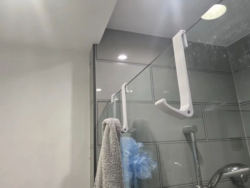 Parametric - Móc Treo Khăn Cho Kính Phòng Tắm: Shower Glass Towel Hook/Hanger - Image 1