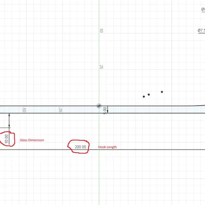 Parametric - Móc Treo Khăn Cho Kính Phòng Tắm: Shower Glass Towel Hook/Hanger