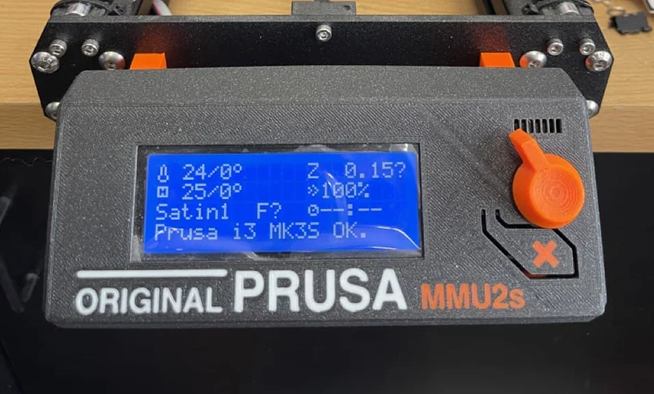 Nắp LCD ORIGINAL MK3s có legend MMU2s & MMU3s 1