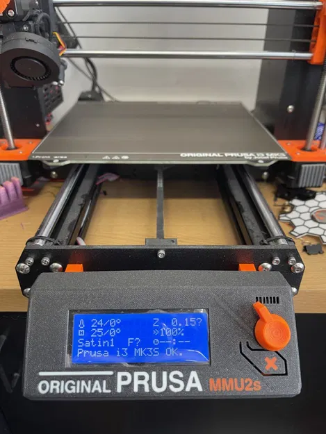 Nắp LCD ORIGINAL MK3s có legend MMU2s & MMU3s - Image 2