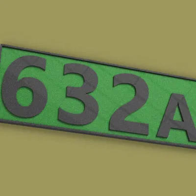 Bộ Số Bảng Số Nhà/Căn Hộ (House/Flat/Appartment Sign Number Set)