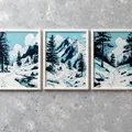 Tranh Treo Tường Winter Trails Wall Art - Thumbnail 1