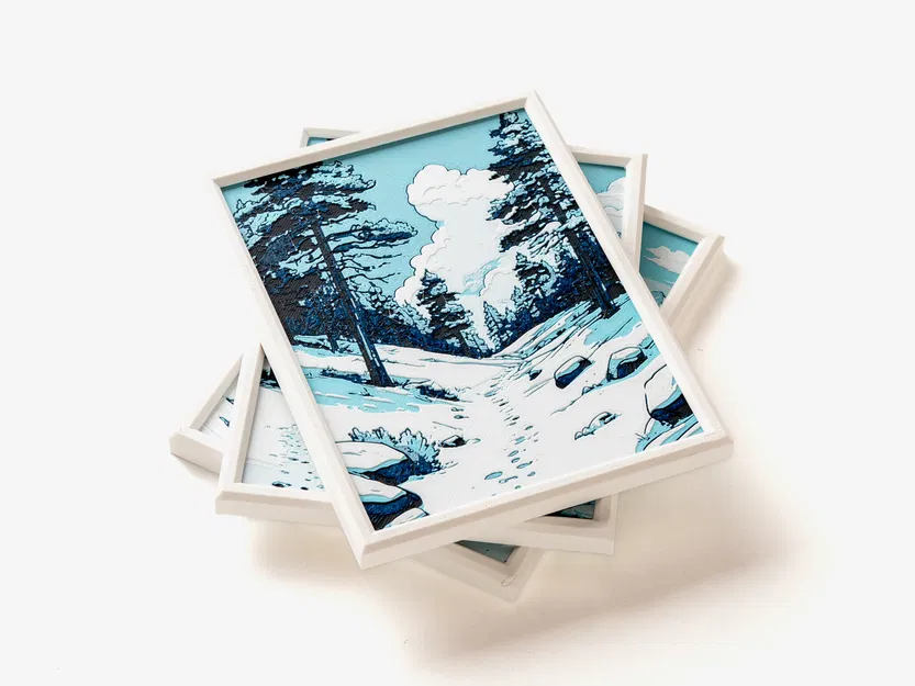 Tranh Treo Tường Winter Trails Wall Art - Image 2