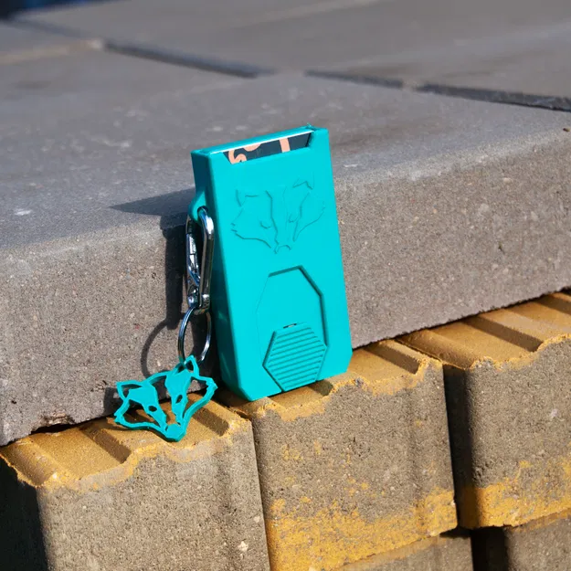 Mechanical Card & Coin Holder – Hộp đựng thẻ cơ khí kèm ngăn đựng xu - Image 3