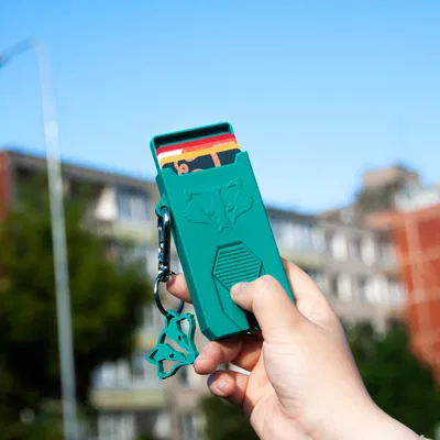 Mechanical Card & Coin Holder – Hộp đựng thẻ cơ khí kèm ngăn đựng xu