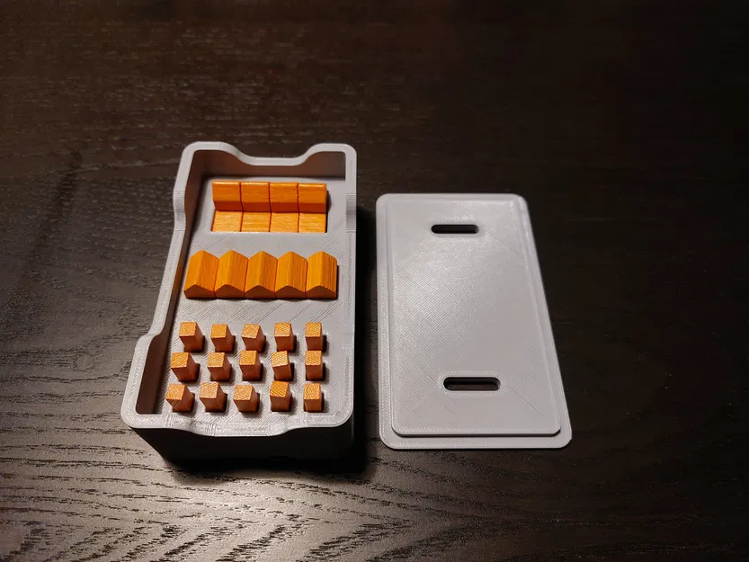 Khay quân người chơi Catan có nắp, dùng cho quân lớn và nhỏ - Image 1