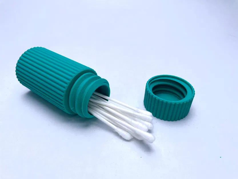 Hộp đựng Q-tips nắp vặn TwistTop (TwistTop Q-Tip Holder) - Image 1