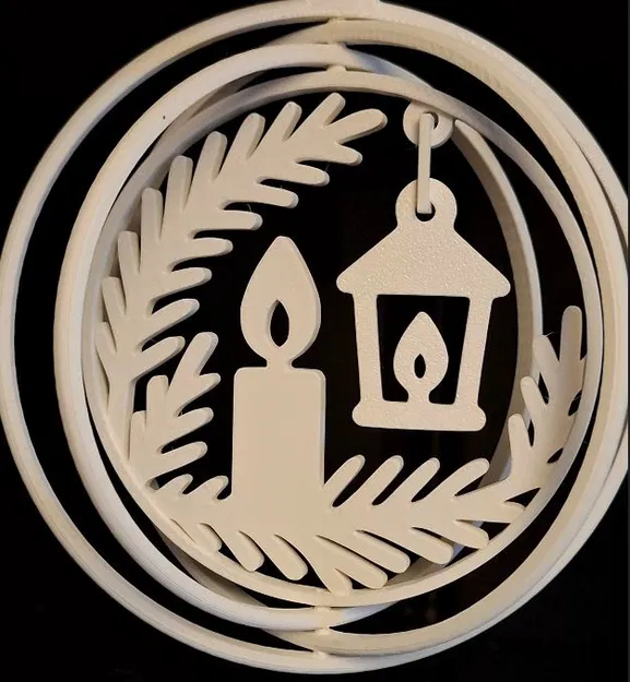 Mẫu trang trí cây thông Noel xoay nến & đèn lồng 2025 (NEW) - Image 1