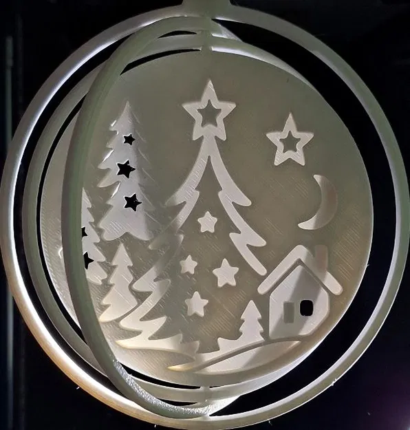 Mới: Winterland Christmas Tree Rotating Ornament 4 (bản 2025) - Image 1