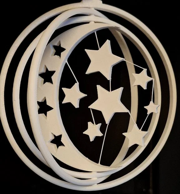 Mẫu trang trí Giáng Sinh Halfmoon xoay – phiên bản 2025 (mới) - Image 1