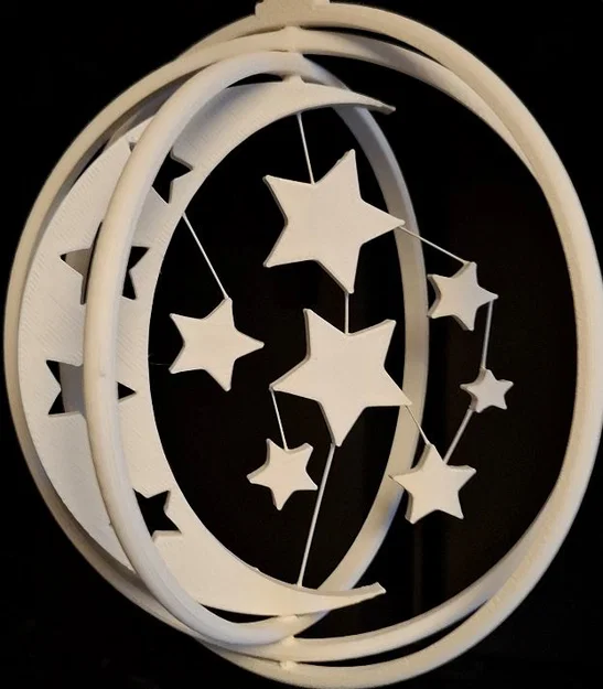 Mẫu trang trí Giáng Sinh Halfmoon xoay – phiên bản 2025 (mới) - Image 2