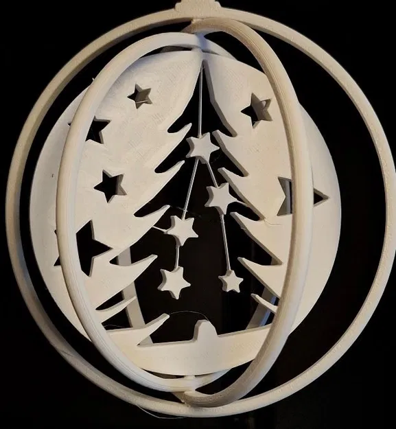 Mẫu cây thông Noel xoay – Ornament 2025 phiên bản mới - Image 1