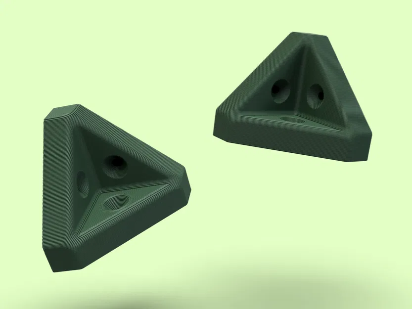 Góc Ke (Corner Bracket) 3 Lỗ Vít Có Lớp Che Gọn Gàng - Image 1