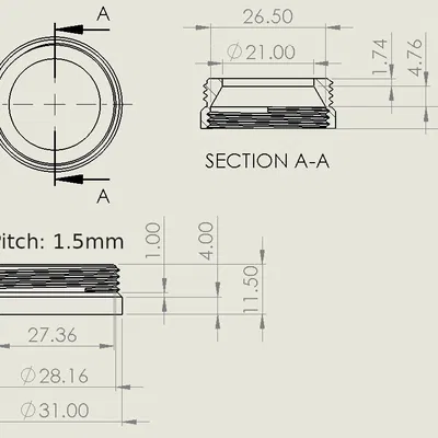 Thread Adapter (Bộ chuyển ren) cho van radiator
