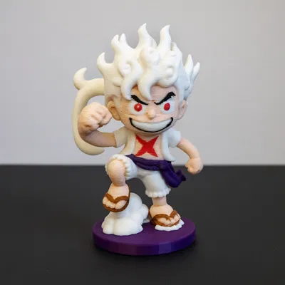 Monkey D. Luffy Gear 5 (One Piece) – Mô hình figurine stylized in 3D