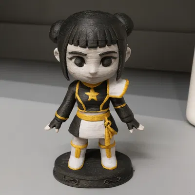 Figure Zoey – K-pop Demon Hunters (Chibi Figurine)