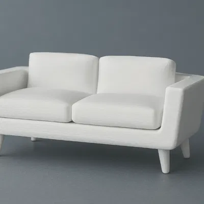 Sofa Mini (Miniature Sofa) In 3D