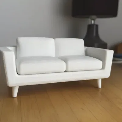 Sofa Mini (Miniature Sofa) In 3D