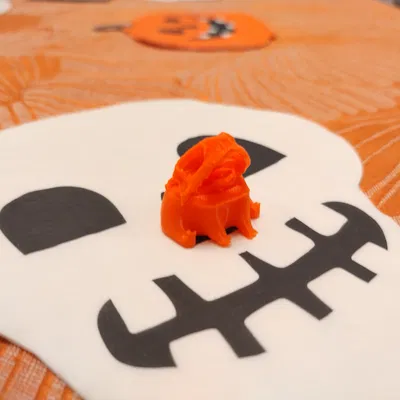 Fred the Frog, nhưng đã sẵn sàng cho Halloween