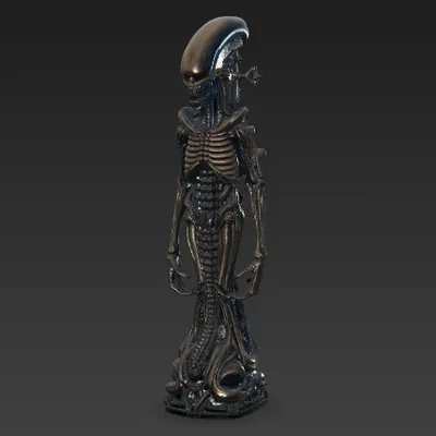 Bộ Cờ Vua Alien – Horror Biomechanical Xenomorph (3D Printable)