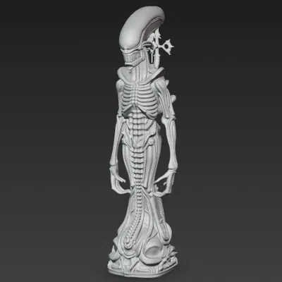Bộ Cờ Vua Alien – Horror Biomechanical Xenomorph (3D Printable)