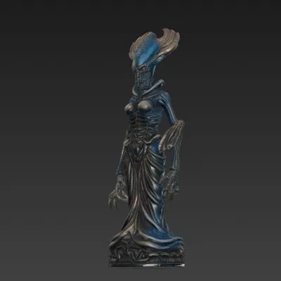 Bộ Cờ Vua Alien – Horror Biomechanical Xenomorph (3D Printable)