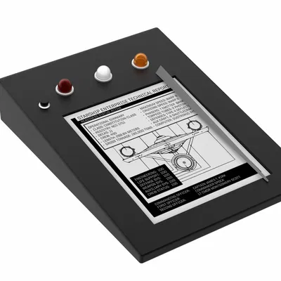 Star Trek: TOS PADD – Prop máy tính bảng TOS (chia 2 nửa/1 khối)