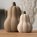 Bí ngô Butternut (Butternut Pumpkin) – decor tối giản bề mặt texture - Thumbnail 1