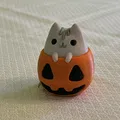Trang trí bí ngô mèo Pusheen Halloween - Thumbnail 1