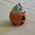 Trang trí bí ngô mèo Pusheen Halloween - Thumbnail 3