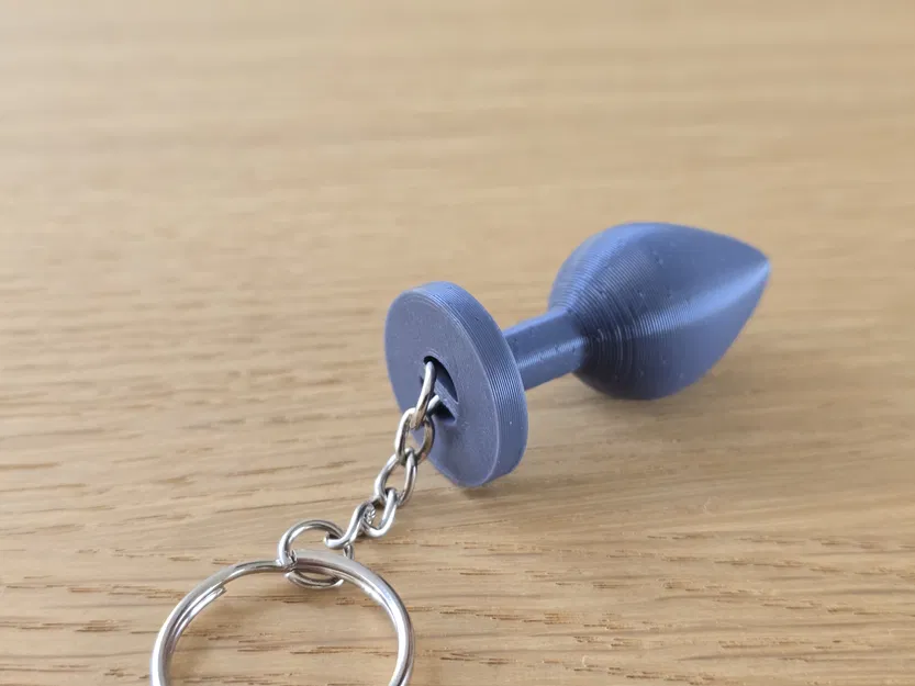 Móc khóa butt plug anal – Butt Plug Anal Key Chain Schlüsselanhänger Fun - Image 1