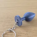 Móc khóa butt plug anal – Butt Plug Anal Key Chain Schlüsselanhänger Fun - Thumbnail 1
