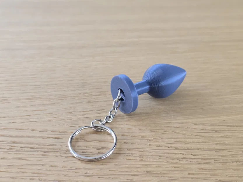 Móc khóa butt plug anal – Butt Plug Anal Key Chain Schlüsselanhänger Fun - Image 2